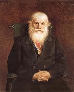 Vasily Perov Portrait of the Merchant Ivan Kamynin Sweden oil painting artist